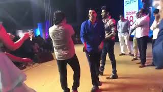 Anupama dance with dilraju at hello guru prema kosame audio launch