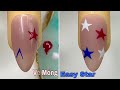 Easy Star July 4th Nails Art For Beginner 💖Vẽ Móng 💅 New Nails Design 💝 New Nails