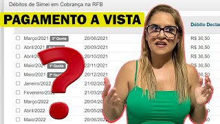 COMO PAGAR A DIVIDA DO MEI A VISTA