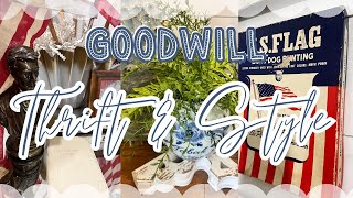Goodwill Thrift & Style with Me ☀️for Summer 🇺🇸 Decorating  || Nancy Myers || Cottage Decor