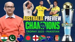 ICC Champions Trophy 2025: Australia Squad Preview | Cummins Out, Smith’s Redemption? | Tapiyay