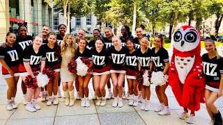 Tailgate Friday: The Viz cheerleading squad takes on Television Plaza