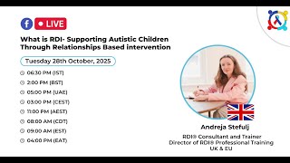 What is RDI- Supporting Autistic Children Through Relationships Based intervention | Andreja Stefulj