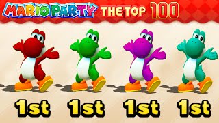 Mario Party The Top 100 Minigames - Yoshi Vs Peach Vs Luigi Vs Mario (Master COM)