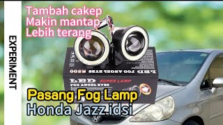 Cara pasang foglamp Honda jazz idsi @hobitechcreation9