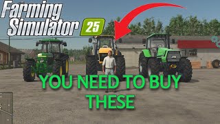 Best equipment and tractors in fs25!