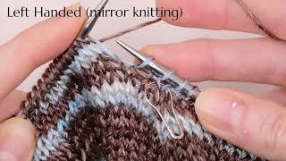 Master the Central Double Decrease (cdd): A Guide for Left-Handed mirror knitters