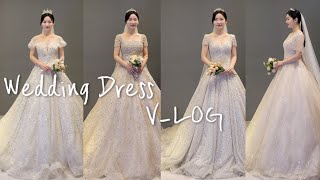 키작녀 웨딩드레스 셀렉 D-Day! 벨라스포사 비비드블랑 드레스 피팅 브이로그 | Wedding Vlog