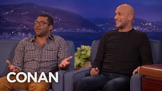 Key and Peele On The Most Annoying Background Extra Ever | CONAN on TBS