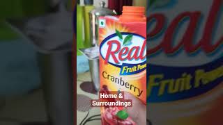 Cranberry Juice 🥤 ft. Real Fruit Power | #shorts #explore #juice