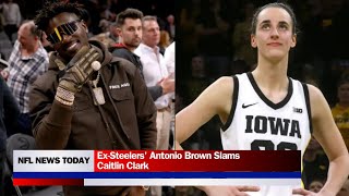 Ex-Steelers' Antonio Brown Slams Caitlin Clark