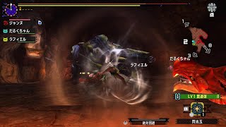 【MHXX】ソロ炭鉱１分台達成！あー簡単やったわｗｗｗ（白目）