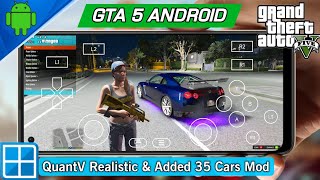 GTA 5 MOBILE ANDROID OFFLINE MOD PACK INSTAL QUANTV & 35 CARS (WINLATOR)