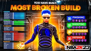 GAME-BREAKING BEST BUILD is BROKEN in NBA 2K23! Best Build 2K23!