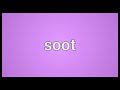 soot meaning