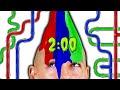 2 Minute Timer [RGB SLIME MAZE] 🔴🟢🔵