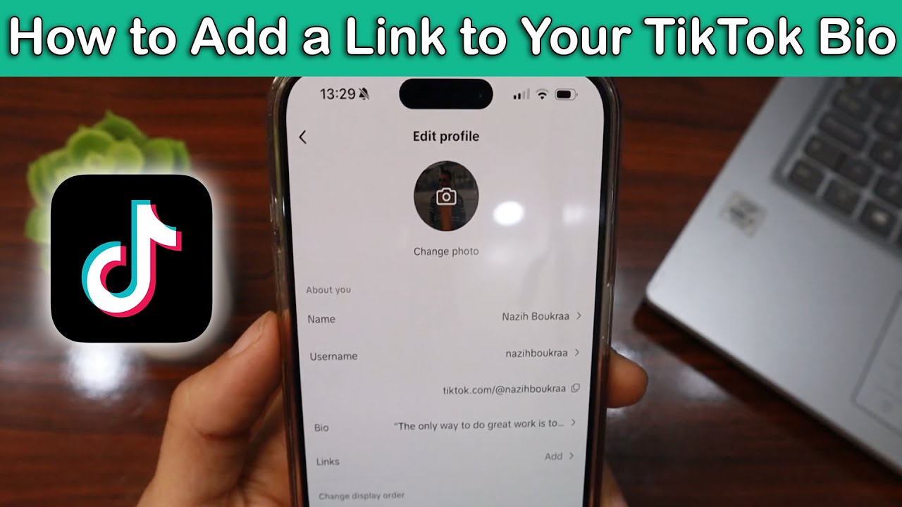 How To Add A Link To Your Tiktok Bio Step By Step Youtube
