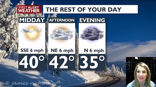 Increasing Clouds Tuesday Afternoon
