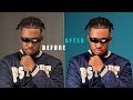 High-End Skin Retouching | Frequency Separation and change background color Photoshop Tutorial #best