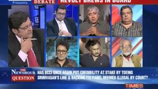 The Newshour Debate: N Srinivasan's comeback move fizzles - Full Debate