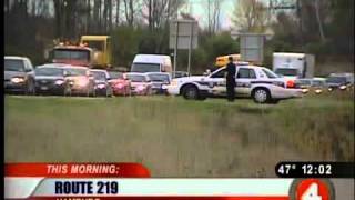 Five Car Crash On Rte 219