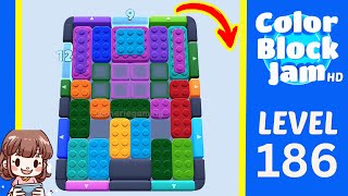 Color Block Jam Level 186 Solution Walkthrough