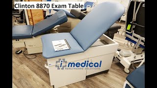 Clinton 8870 Model Exam Table