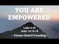 Sunday Worship – June 9, 2024 – Luke 4: 18 & John 14:15-18 – “You Are Empowered”