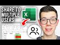 How To Share Excel Documents To Multiple Users To Edit - Full Guide