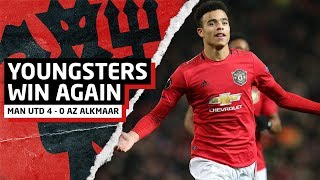 Youngsters Win Again! | Man United 4-0 AZ Alkmaar | United Review