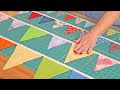 The BEST way to make bunting