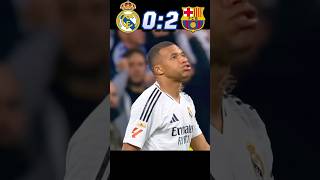 Real Madrid vs Barcelona 2024 El Clasico 🔥 | 0-4 Victory for Barça! 💙❤️ #shorts #football