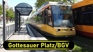 Stadtbahn Station Gottesauer Platz/BGV - Karlsruhe 🇩🇪 - Walkthrough 🚶