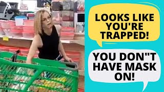 EntitledParents Fails - Entitled Parent Decides To Mess With Me In The Checkout Line without mask