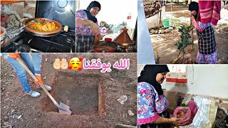 روتين البادية مع ختكم منى كولو طاقة اجابية🥰🛖✅️وها فين وصلنا والكمال على الله☺️🤲🏻