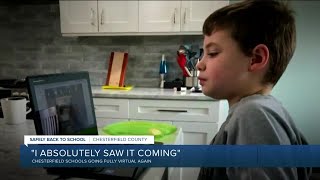 Chesterfield schools go fully virtual again