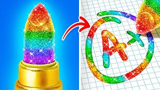Rainbow hacks and crafts || Colorful DIY Ideas for Everyone