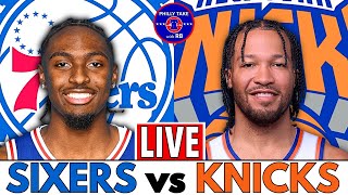 Sixers vs Knicks Live Play-By-Play \u0026 Postgame Show