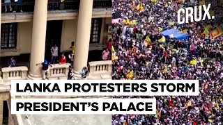 Sri Lanka Protests I Mob Storms President's Palace Again, Overruns Swimming Pool As Rajapaksa Flees