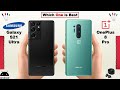 Samsung Galaxy S21 Ultra vs OnePlus 8 Pro