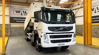 New In Stocklist For Sale: VOLVO FM 450 8X4 EURO 5 ALUMINIUM INSULATED TIPPER – 2013 – WX13 CKG