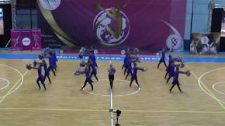 Podio POM POM senior A-team 2 HK, XVI. EUROPEAN MAJORETTE CHAMPIONSHIP 2019 Zagreb