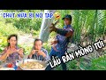 Thăm bẫy rắn cử đầu tiên cùng Võ Minh Phụng Bình Chánh | Lẩu Rắn Mồng Tơi