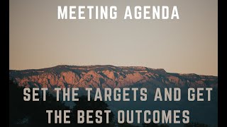 Informal Meeting Agenda Template