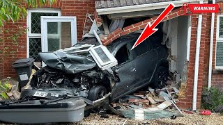 134 Shocking Car Crashes of Idiots In Cars Got Instant Karma You Wouldn't Believe if Not Filmed #16