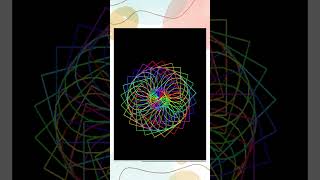 Creative Rainbow Mandala With Python Turtle. #python #pythonprogramming #turtle