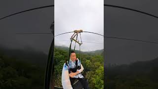 廣州白雲山5A級景區的《白雲山-飛索》極限運動😎💫挑戰成功😊✌️ #香港護士 #醫護 #白雲山 #廣州好去處