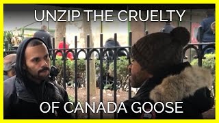 PETA’s Fur Challenge: Unzip the Cruelty Behind Canada Goose