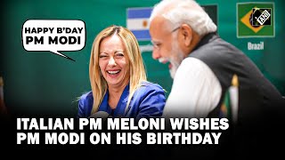 “Dear friend…” Italian PM Giorgia Meloni extends birthday greetings to PM Modi, hails bilateral ties