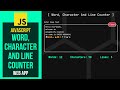 How To Create A JavaScript Word Counter Web Application From Scratch HTML/CSS/JS